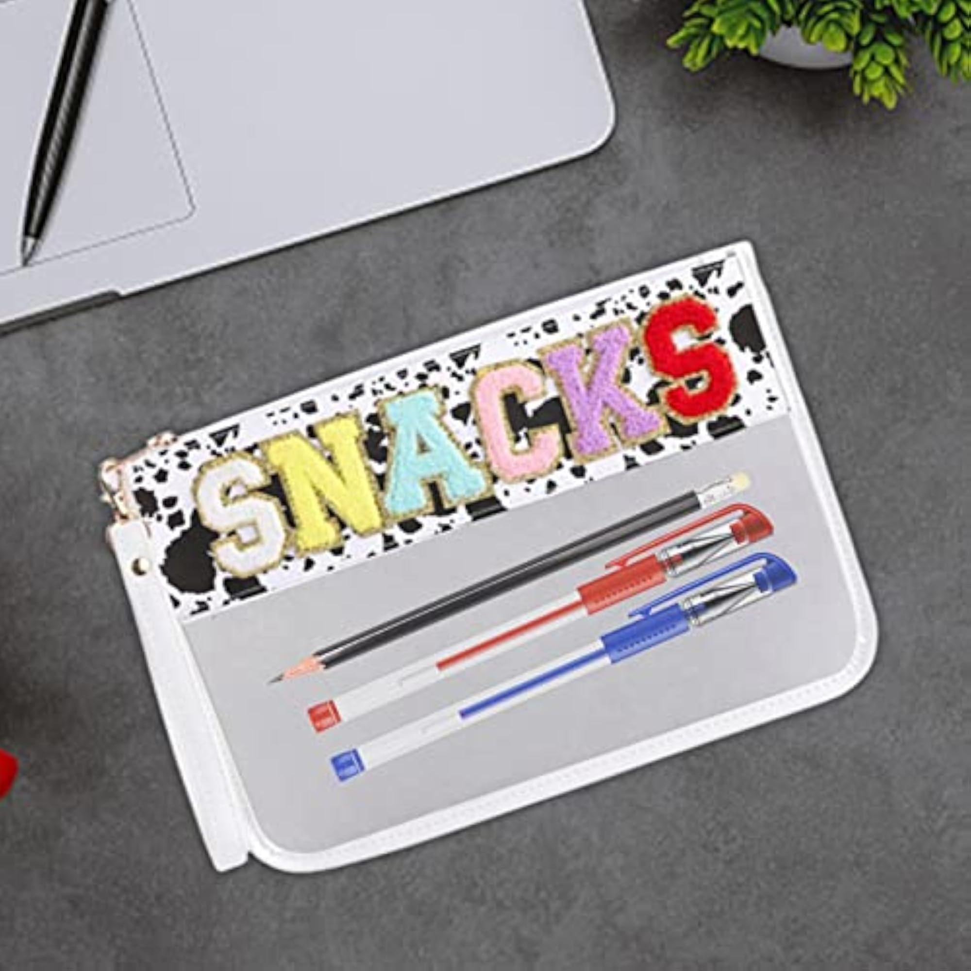 Transparent Cosmetic Bag Bath Toiletry Wash Bag, Black Spots